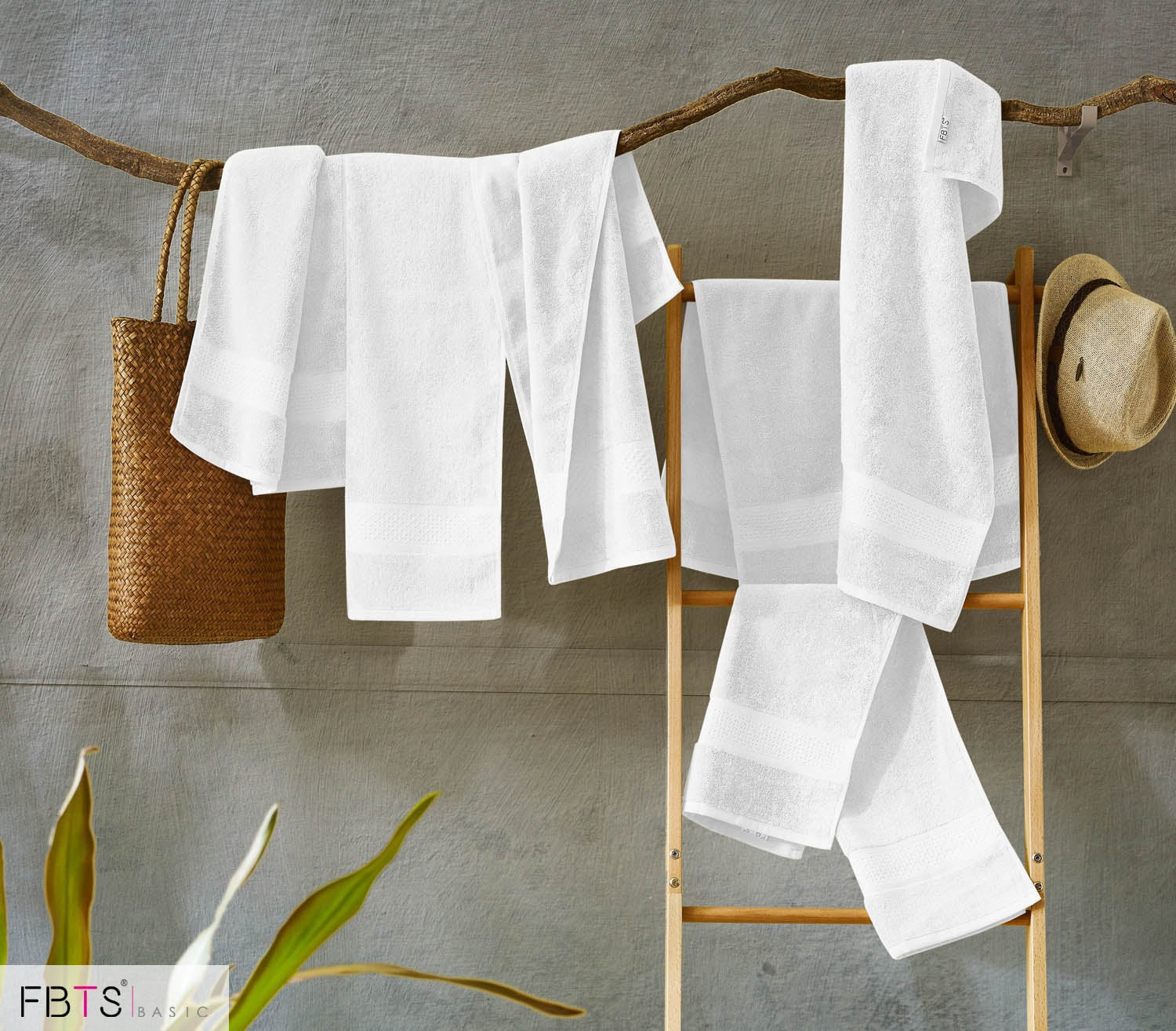 Hand Towel 2 Pieces White 16x31 Inch Luxury Towels Highly Absorbent