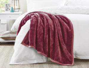 Flannel Fleece Blanket Grey Lightweight Microfiber Flannel Blanket –  Fabritones