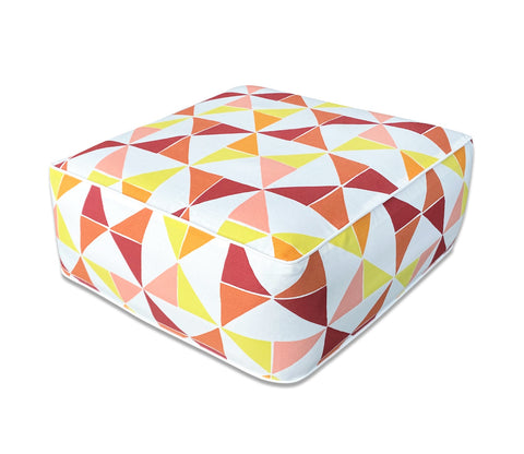 Ottoman Cover Round Fabritones Outdoor Ottoman Cover 21