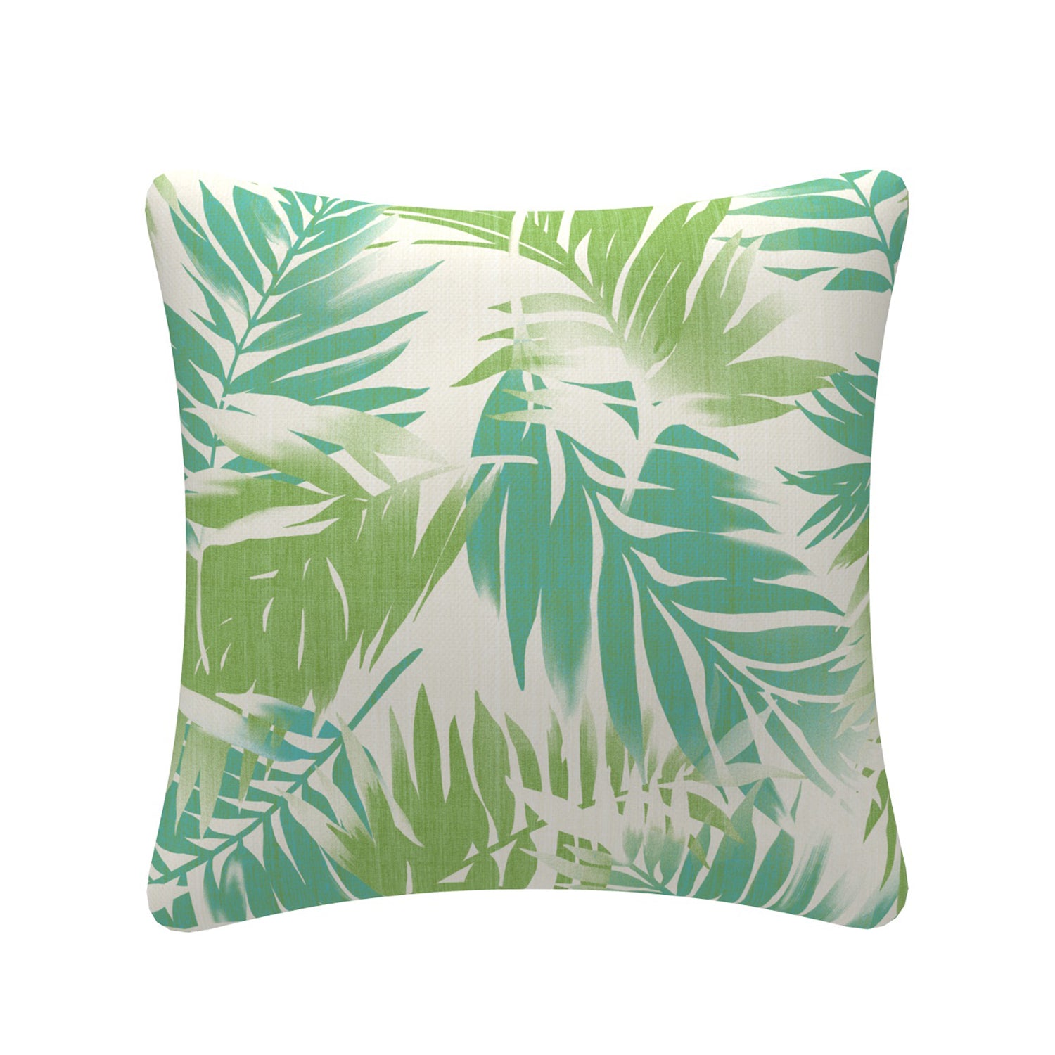 Outdoor Pillows with Insert Green Leaves Patio Accent Throw Pillows 18x18 inch Square Decorative Pillows