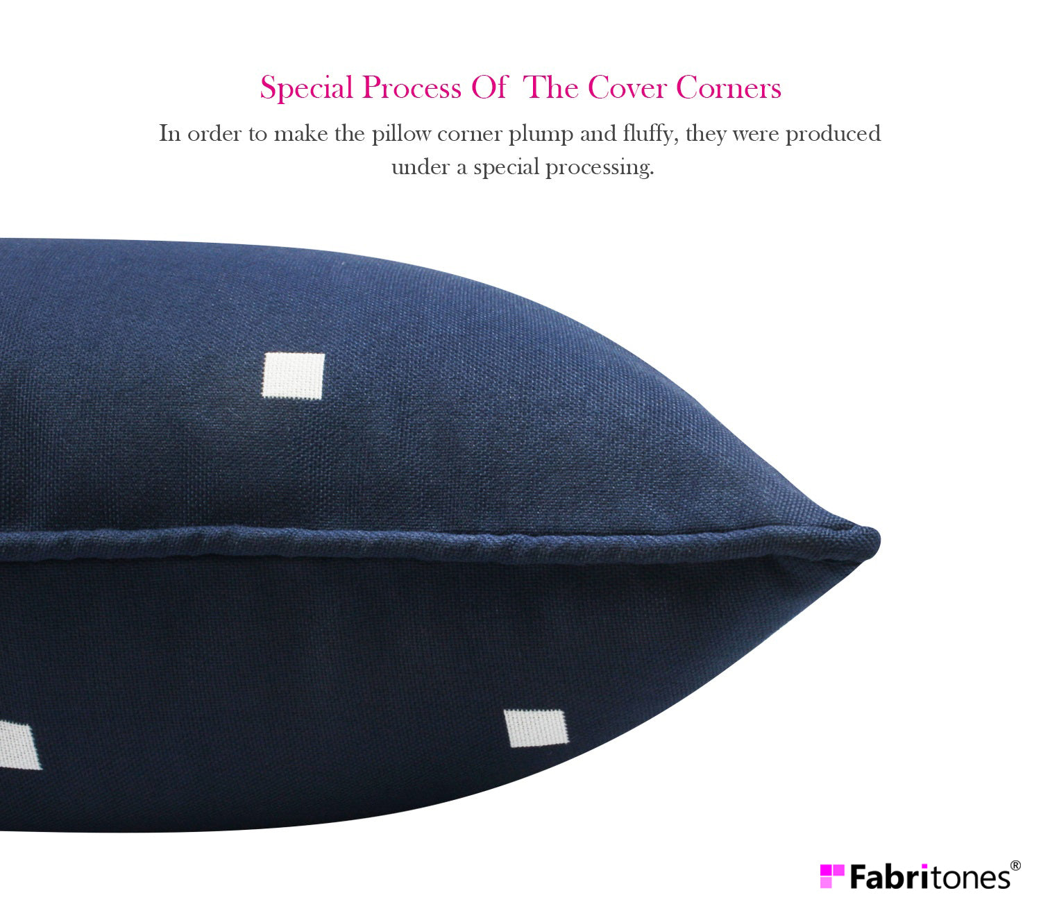 Outdoor Lumbar Pillows Rectangle 12x20 Inch Navy 2 Packs Patio Decorative Throw Pillows