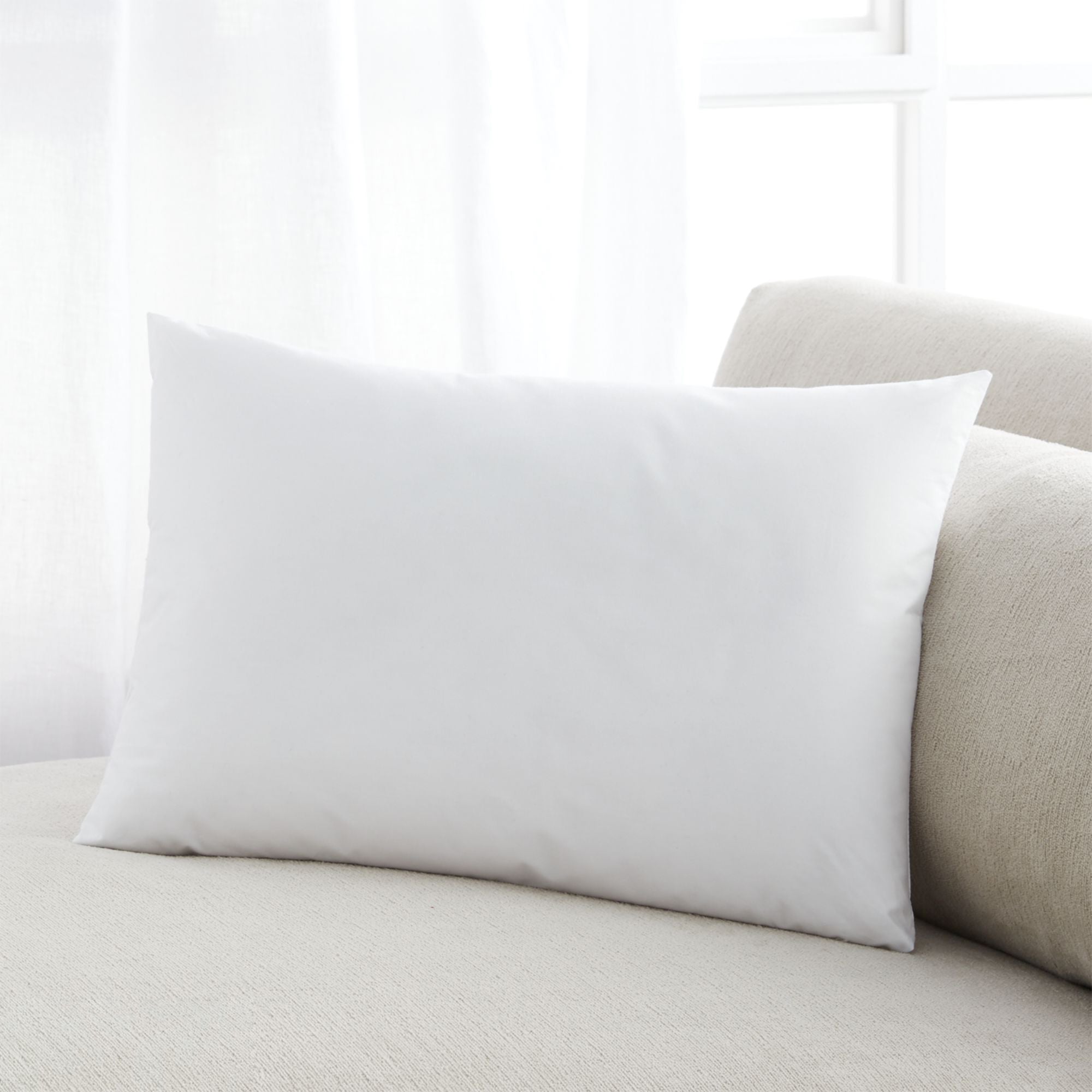 Pillow Insert 12x20 Inch Square Sham Stuffer Premium Hypoallergenic Pillow Forms